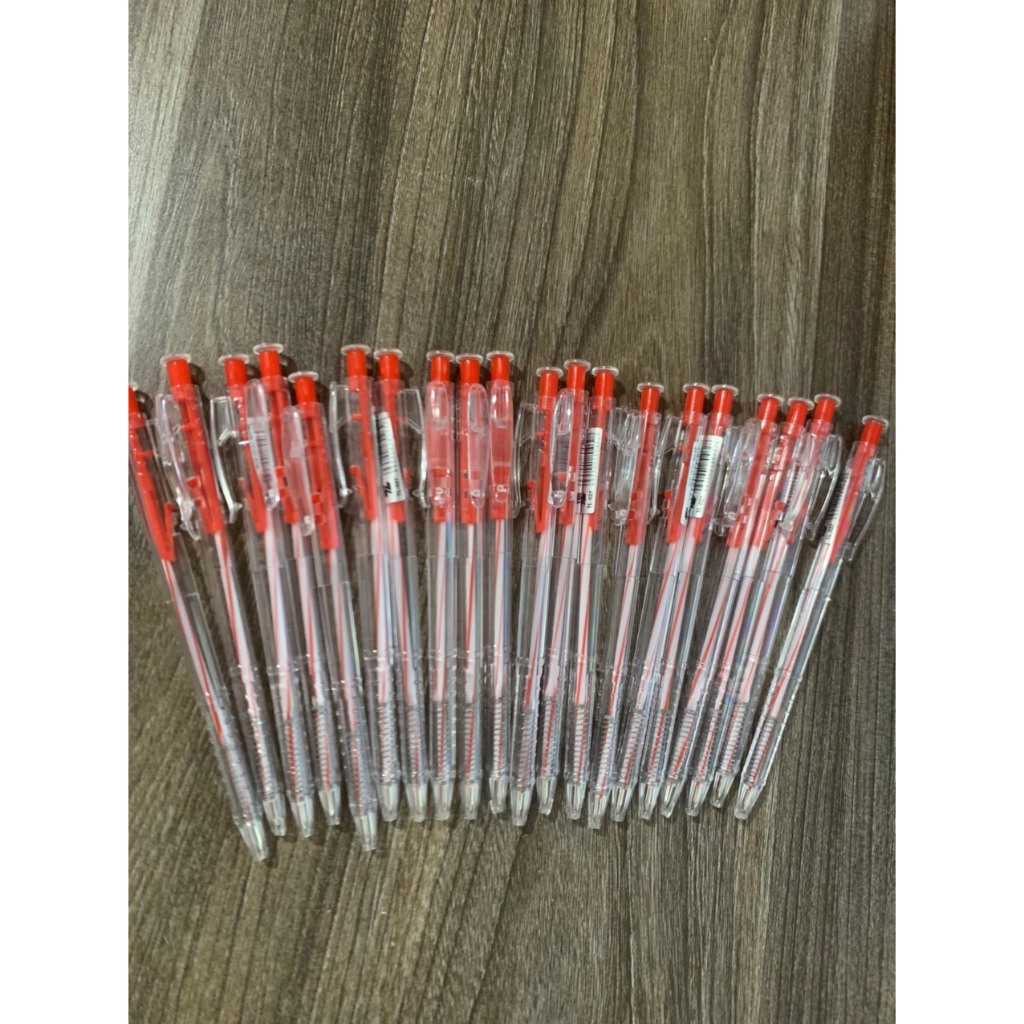 Combo 10 bút bi nét nhỏ 0.5mm 3 màu xanh -đen - đỏ giá siêu rẻ