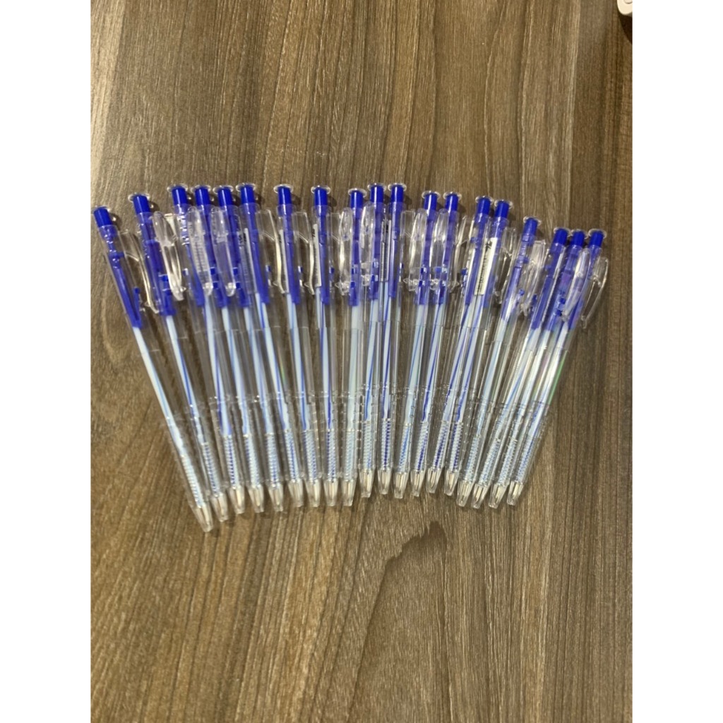 Combo 10 bút bi nét nhỏ 0.5mm 3 màu xanh -đen - đỏ giá siêu rẻ