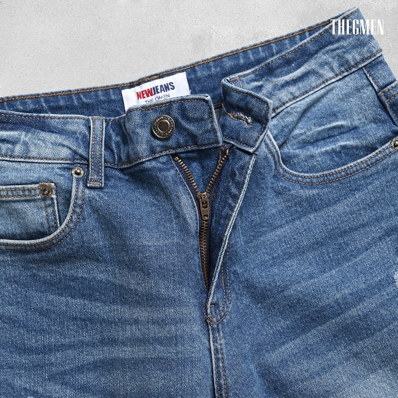 Quần Jeans F23 RIPPED NEW JEANS dày dặn form regular - THE GMEN ELEGANT EST 2017