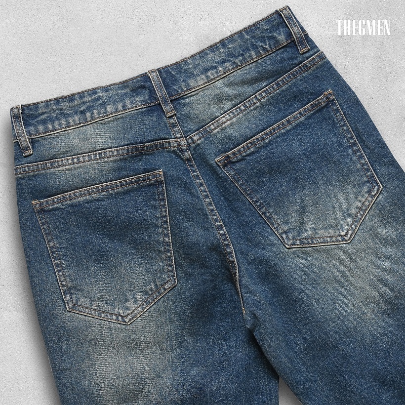 Quần Jeans F23 RIPPED NEW JEANS dày dặn form regular - THE GMEN ELEGANT EST 2017