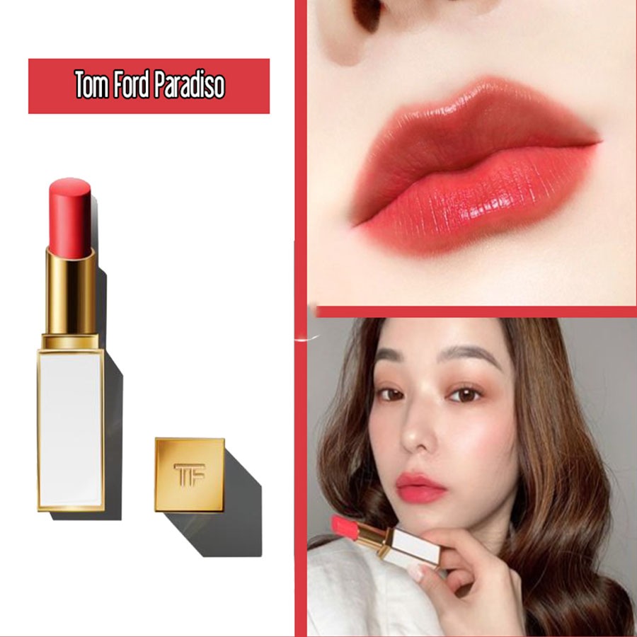 Son Tom Ford Lip Color Matte Vỏ Trắng, Son Tomford Màu 27 Shameless vỏ trắng dòng Limited hot nhất hiện nay.