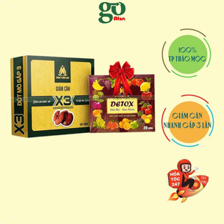 Viên Giảm Cân X3 Đông Y Mộc Linh .Cam kết 100% hàng chuẩn.