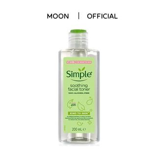 Nước hoa hồng simple 200ml làm dịu và cân bằng độ ẩm cho da