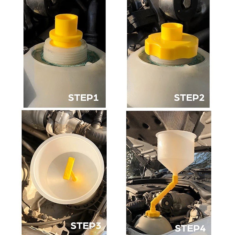 Bộ phễu đổ nước làm mát ô tô chuyên dụng 15 chi tiết cho xe hơi