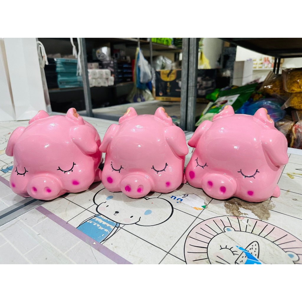 Lợn Đất Hồng Tiết Kiệm - Heo Đất Cánh Tiên Siêu Hot - Chú Heo Đất Đáng Yêu