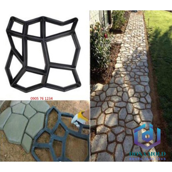 Khuôn đổ gach lát lối đi sân vườn SV01