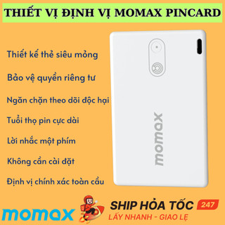Thiết bị định vị momax pincard, tiện lợi mang theo, sang trọng, pin siêu trâu offical_store_tal