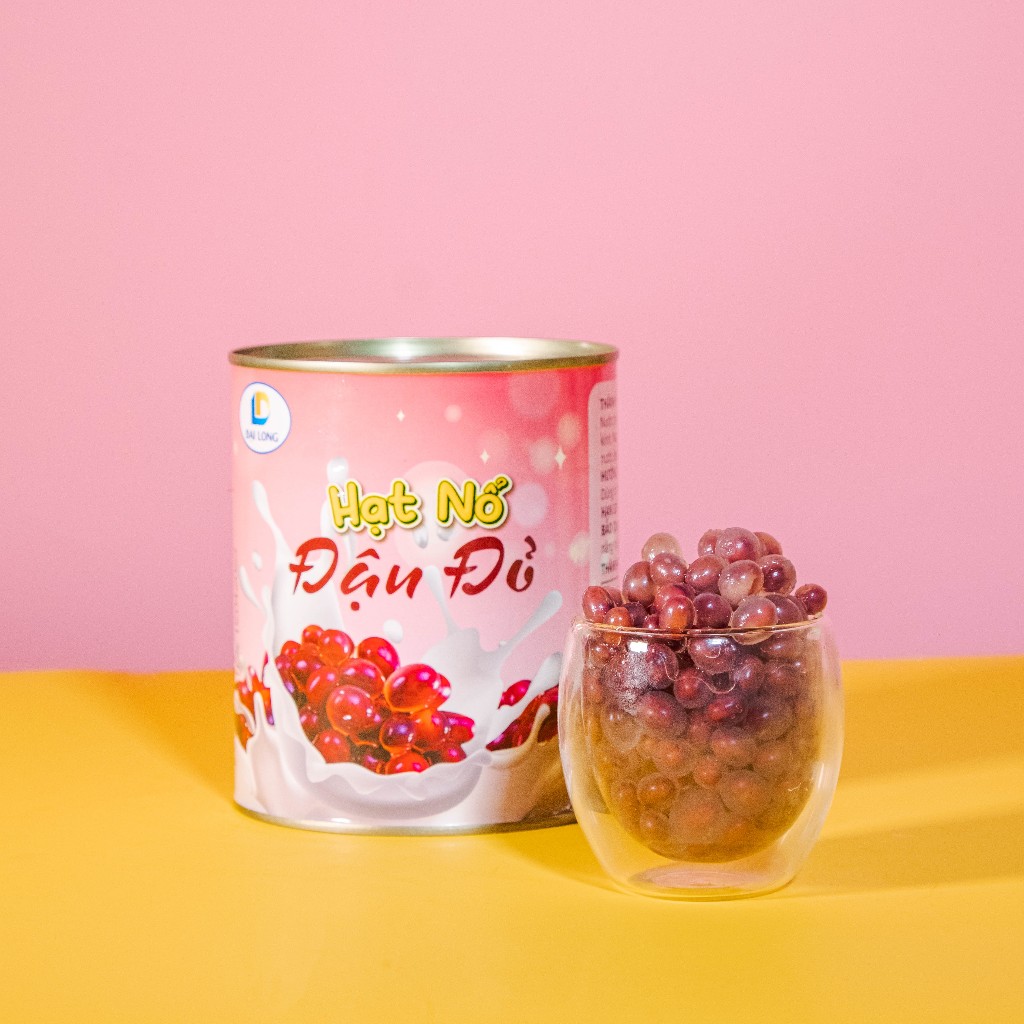 Hạt Nổ Đậu Đỏ giáng sinh Đại Long hình trứng chim, siêu ngon, mềm lạ được ưu chuộng trong thức uống giải khát