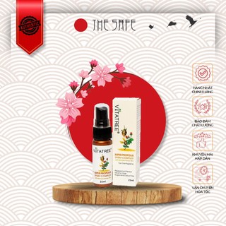 Xịt keo ong Vitatree 25ml - Vitatree Super Propolis Spray complex with Honey Úc