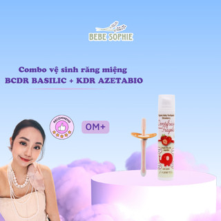 Bộ bàn chải và kem đánh răng Azeta hữu cơ cho bé từ 3y+