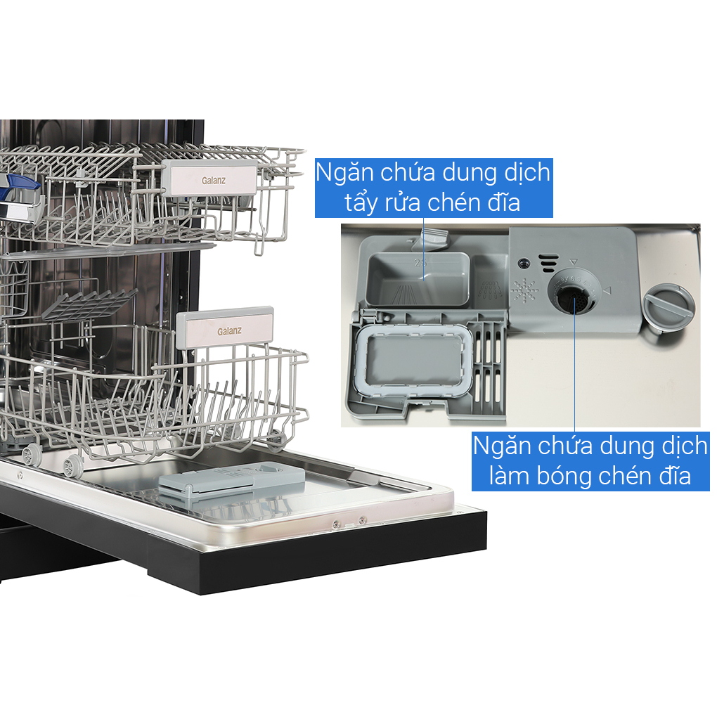 W45A3A401S-0E1 ---Máy rửa chén độc lập Galanz W45A3A401S-0E1 - BẢO HÀNH CHÍNH HÃNG, GIAO MIỄN PHÍ HCM