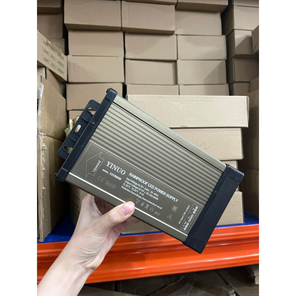 Nguồn công trình 12V CHÍNH HÃNG 40A 50A 70A 500W 600W 700W ngoài trời bảo hành 2 năm