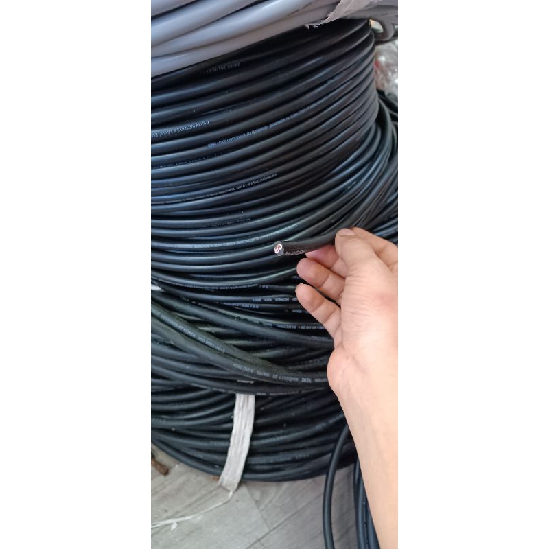 Sỉ nguyên cuộn 200m dây 2x0.75 _ 2x1.0_2x1.5 tròn đen Dongnew.