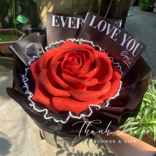 Bó hoa nhũ 1 bông khổng lồ