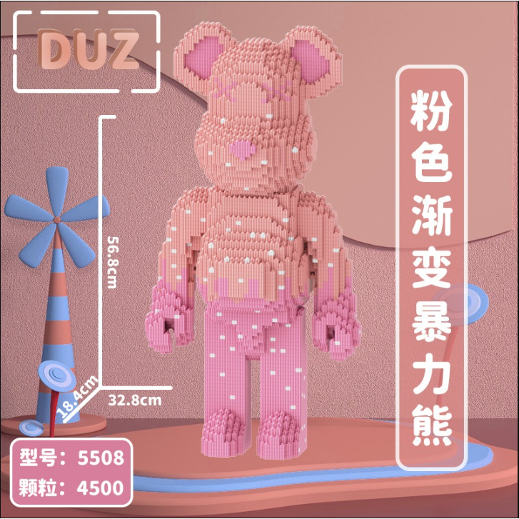 Mô hình láp ráp bearbrick 33cm, 55cm 5000 chi tiết, đa dạng mẫu mã