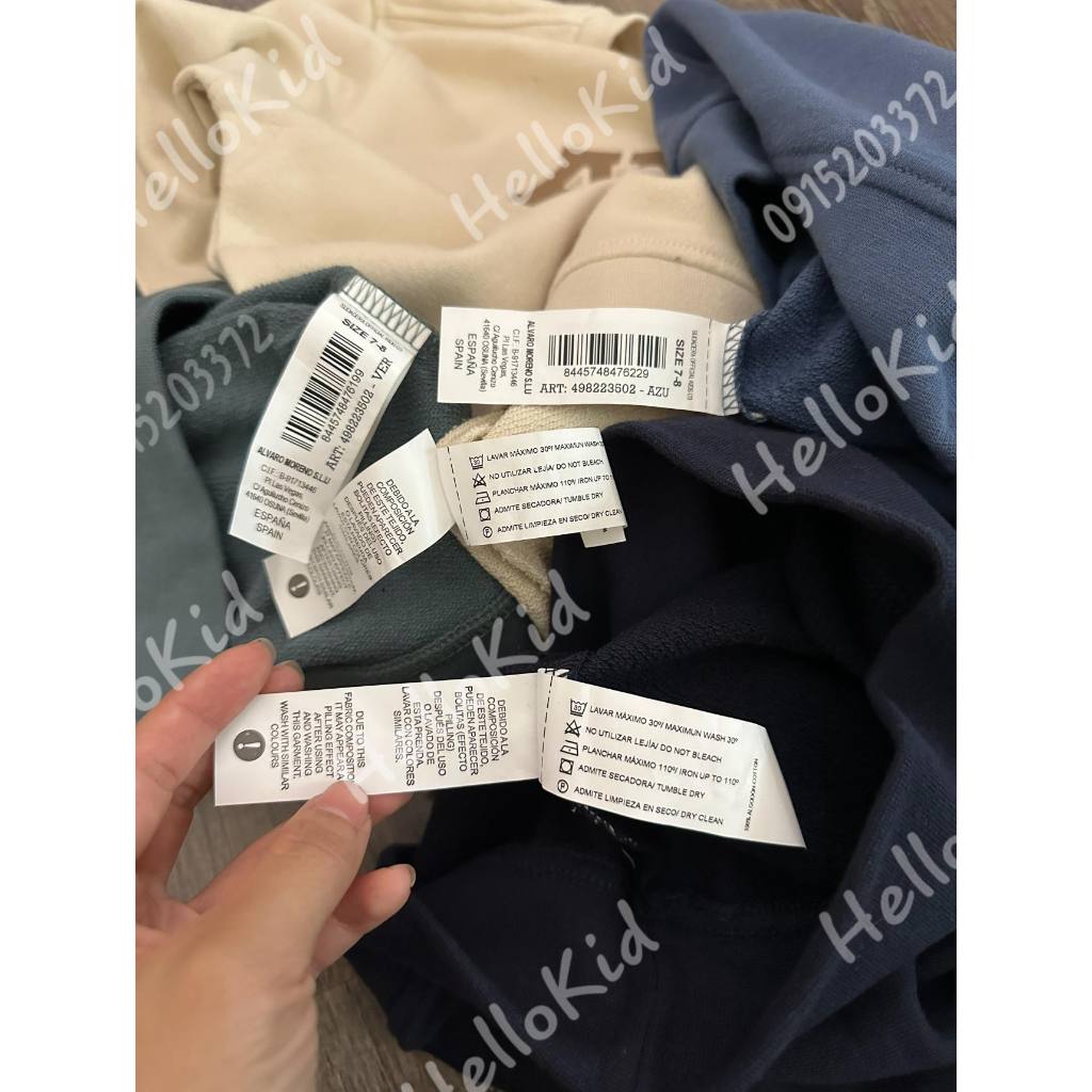 Áo nỉ chữ nổi AM76 cho bé