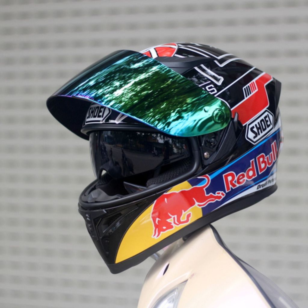 Tem dán mũ bảo hiểm fullface - REDBULL - 55