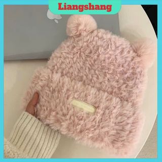  Mũ Bucket Bóng Chày Mickey - Nón Tai Bèo Lông Thỏ Mềm Mịn Ấm Áp tai gấu Dễ Thương 