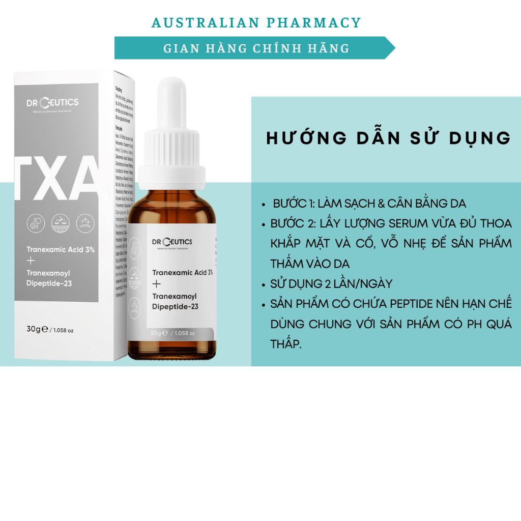Tinh Chất DR.CEUTICS Tranexamic 3% Làm Mờ Nám Sáng Da
