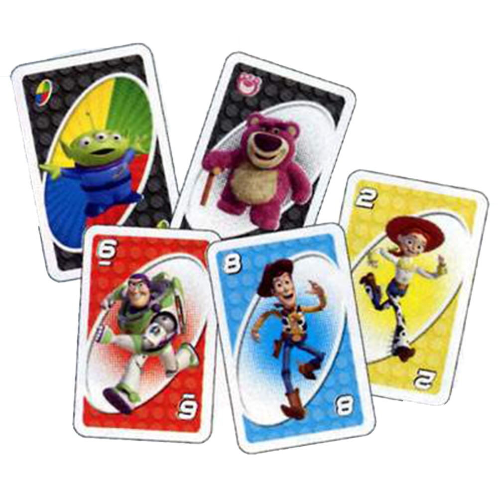 Bộ Thẻ Bài Trò Chơi UNO Disney Pixar Toy Story 4 - 112 lá bài cứng vui nhộn
