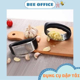 Dụng cụ dập tỏi, ép tỏi tiện ích, dụng cụ nghiền tỏi cầm tay bằng thép không gỉ 30046 bee office
