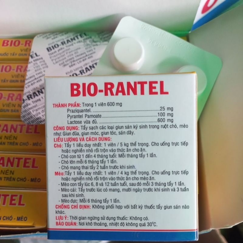 Viên nén Bio rantel 10 viên/ hộp