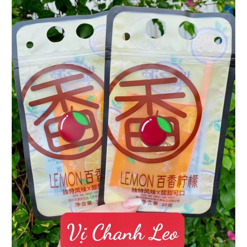 TRÀ CHANH TÚI ZIP KÈM ỐNG HÚT SIÊU TIỆN LỢI