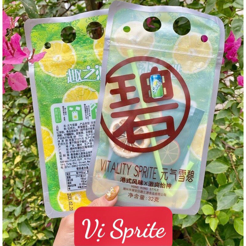 TRÀ CHANH TÚI ZIP KÈM ỐNG HÚT SIÊU TIỆN LỢI