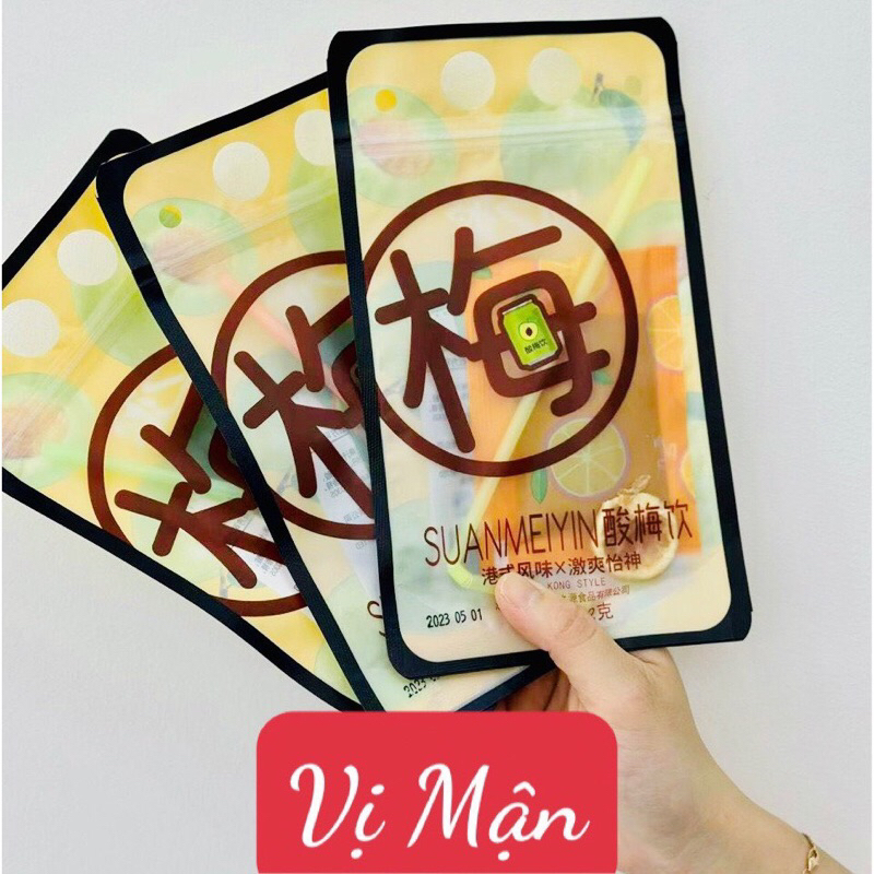 TRÀ CHANH TÚI ZIP KÈM ỐNG HÚT SIÊU TIỆN LỢI