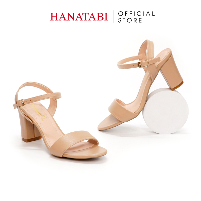 Sandal Nữ Hanatabi Gót Vuông Cao 7cm Hậu C Đế TA Cao Cấp Chống Trơn Trượt Mã HNSDG616