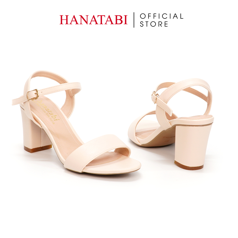 Sandal Nữ Hanatabi Gót Vuông Cao 7cm Hậu C Đế TA Cao Cấp Chống Trơn Trượt Mã HNSDG616