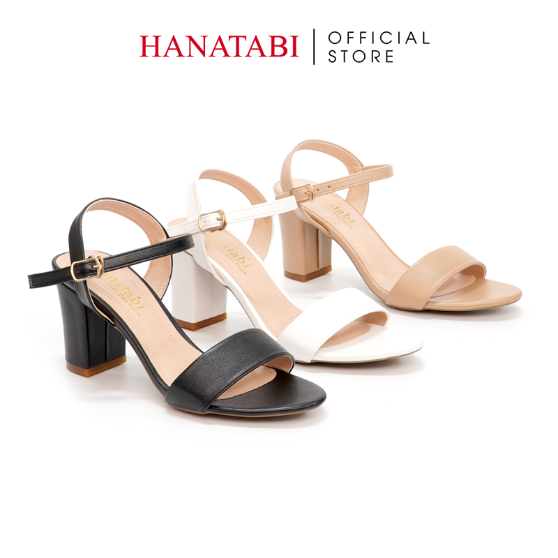 Sandal Nữ Hanatabi Gót Vuông Cao 7cm Hậu C Đế TA Cao Cấp Chống Trơn Trượt Mã HNSDG616