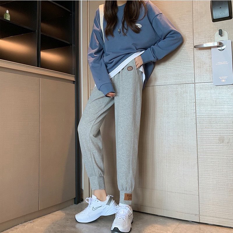 Quần dài bầu thể thao thu đông da cá bo gấu jogger đẹp thời trang giá rẻ QB09 HEROMOM