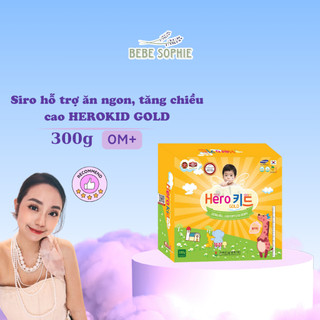 HERO KID GOLD BỔ SUNG CANXI - HỖ TRỢ TĂNG ĐỀ KHÁNG CHO BÉ TỪ 1 TUỔI