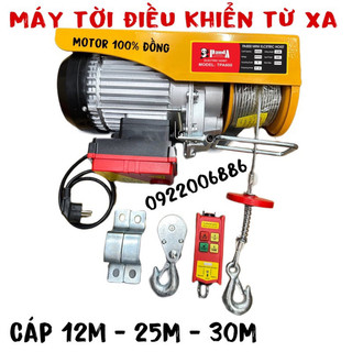 Máy tời điện lắp điều khiển từ xa pa800