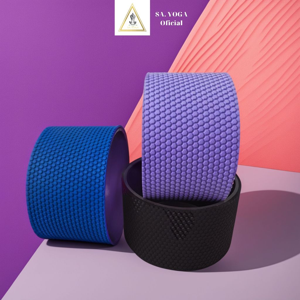 Vòng Tập Yoga Có Gai Bản Rộng 20cm ECOYOGA , Chịu Lực 200kg , Phiên Bản Cao Cấp Nhập Khẩu , Vòng Bản Bự , Hỗ Trợ Yoga