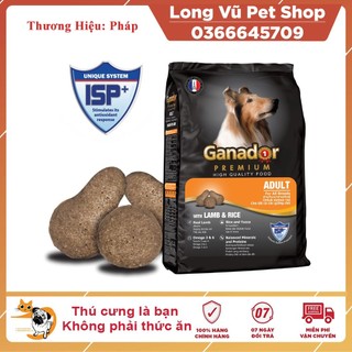 Thức ăn cho chó lớn Ganador 400g vị Cừu và Gạo, hạt cho chó trên 1 tuổi  - Long Vũ Pet Shop
