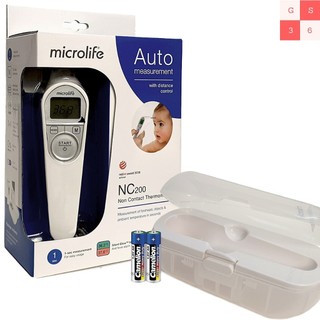 Nhiệt kế điện tử hồng ngoại đo trán microlife nc200 - hàng chính hãng