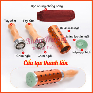 Thanh lăn ngải cứu ngọc bích massage