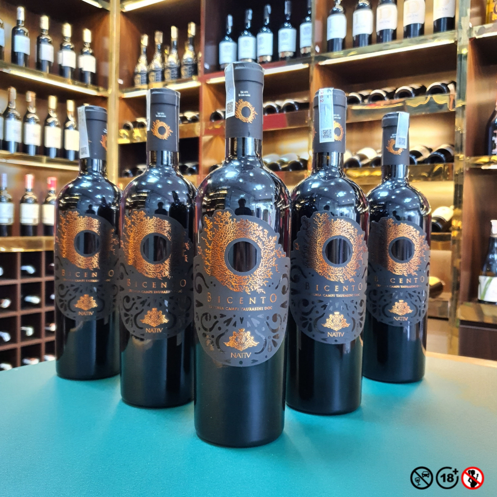 Rượu Vang Đỏ Red Wine Rượu Vang Ý Nativ Bicento 15% 750ml - Wine Wander