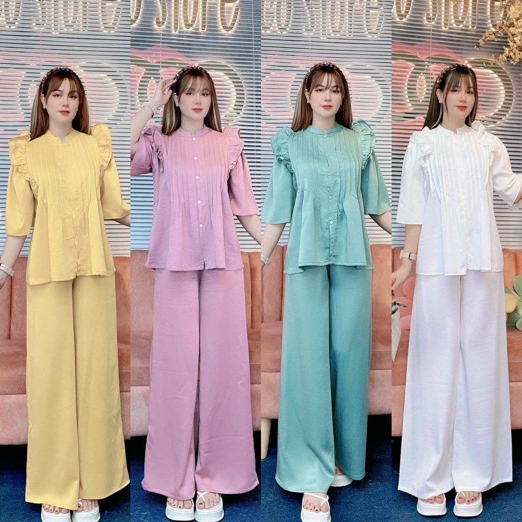 Set đồ lam đi chùa hoa sen thêu chất vải cát nhung cao cấp, mềm mịn - SD214