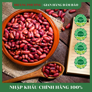 Đậu Đỏ Tây (Đậu Thận) Hữu Cơ Nhập Khẩu 500G Hạt To Hoàng Phương Dard Red Kidney Hỗ Trợ Ngăn Ngừa Giảm Mụn