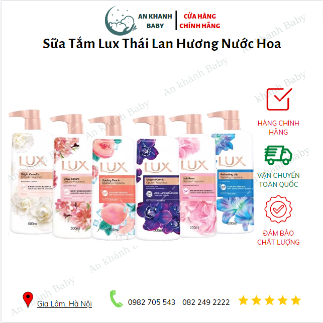 Sữa tắm Lux Botanicals Thái lan 450ml