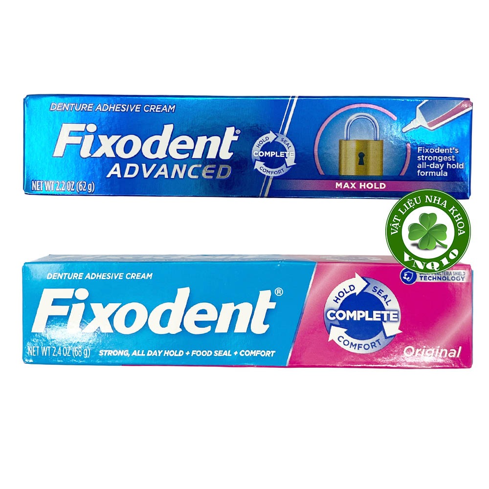 Keo dán hàm giả tháo lắp Fixodent - Mỹ