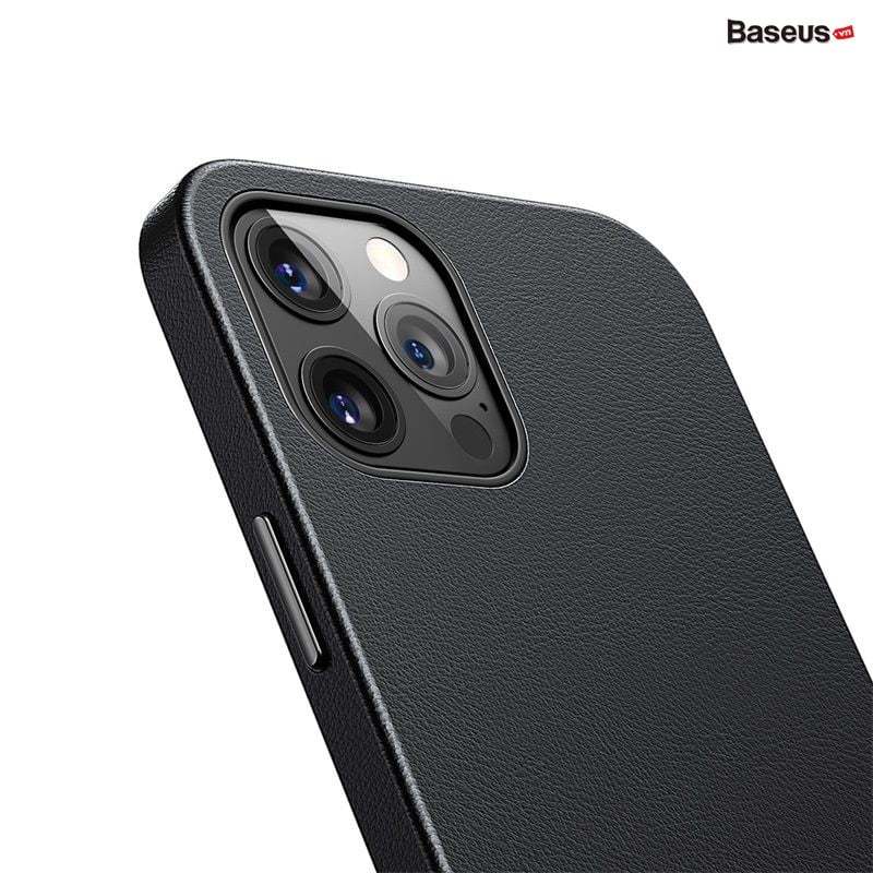 Ốp lưng da PU tích hợp nam châm Baseus Original Magnetic Leather Case dùng cho iPhone 12/Pro/Promax