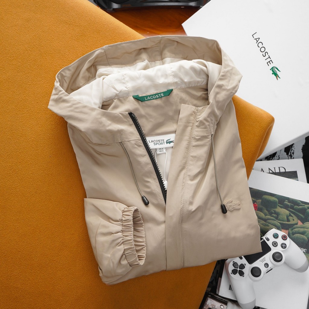 Áo Khoác Gió LCST Trơn 2 lớp, bo tay cản gió hiệu quả, mũ liền, AG31 - Hàng VNXK