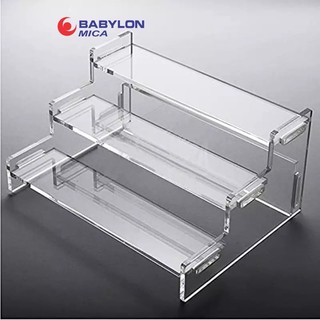 Kệ Mica trưng bày sản phẩm bậc thang nhiều tầng, lắp ghép