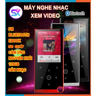 Máy nghe nhạc mp3 mini xem video mp4 bluetooth có màn hình lcd kèm thẻ nhớ sẵn nhạc