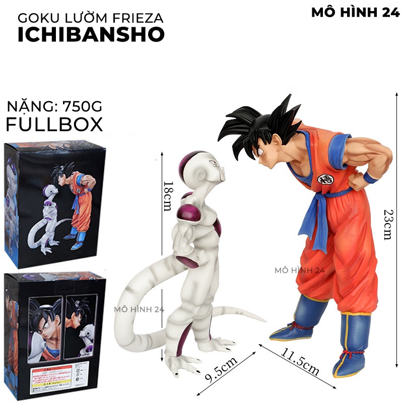 Mô hình Goku lườm Frieza Ichibansho Bandai Spirit Figure dragonball Z DRAGON BALL hàng F1