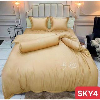 Bộ Chăn Ga Gối Lụa Cao Cấp Sky Silk